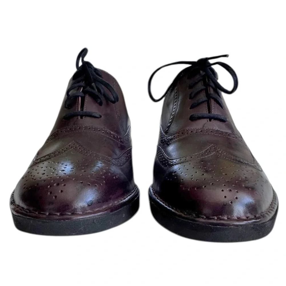 Rockport Genuine Leather Oxford Shoes Brown Size 10